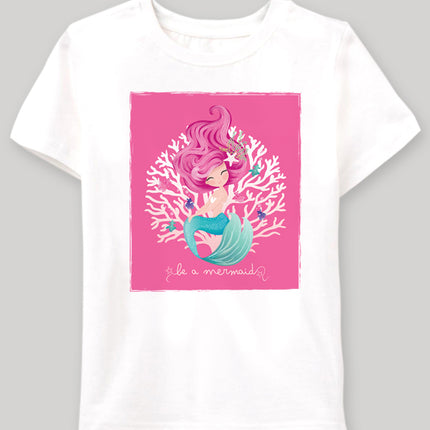 Be A Mermaid Çocuk tshirt - basmatik.com
