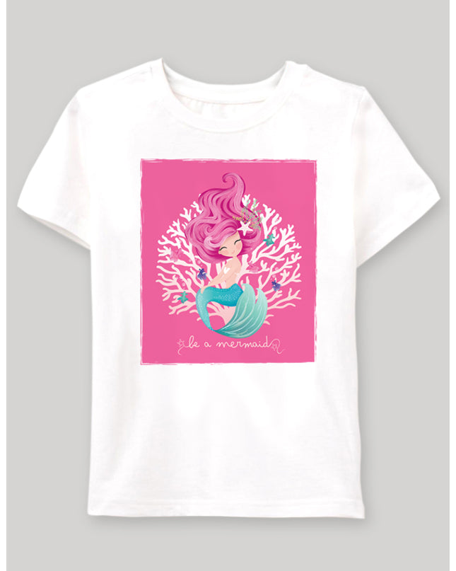 Be A Mermaid Çocuk tshirt - basmatik.com