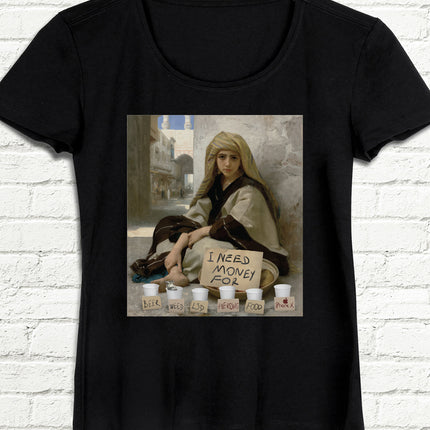 Beggar Kadın Siyah tshirt - basmatik.com