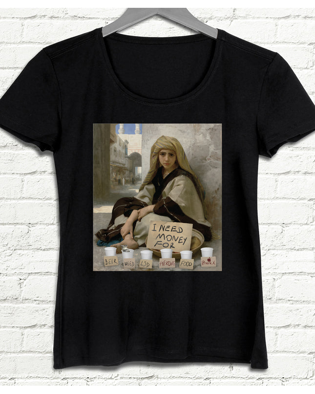 Beggar Kadın Siyah tshirt - basmatik.com