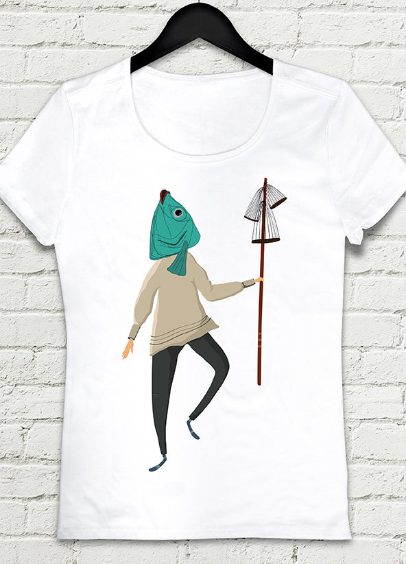 Bekçi bayan t-shirt - basmatik.com