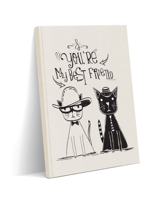 best friend kanvas defter - basmatik.com