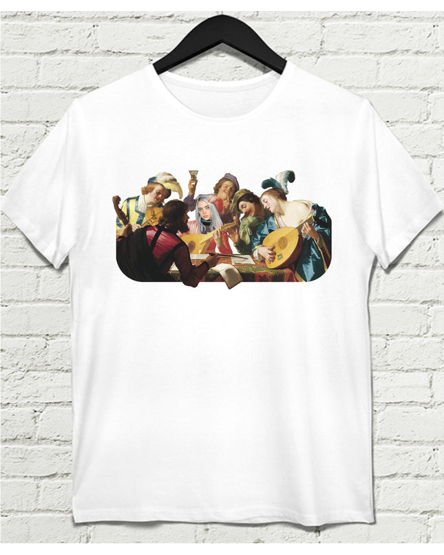 Billie Eilish Beyaz Tişört - basmatik.com