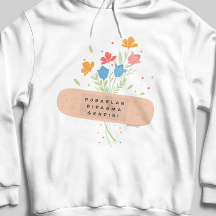 Bıragma Gendini Beyaz Kapşonlu - basmatik.com