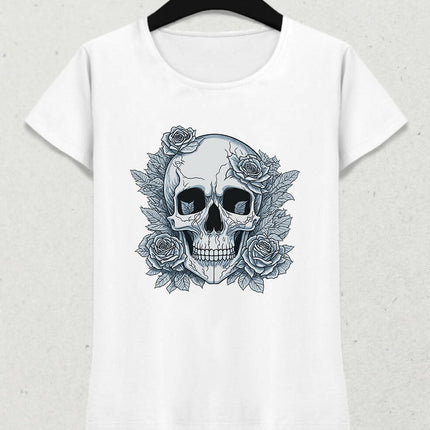 skull and rose 