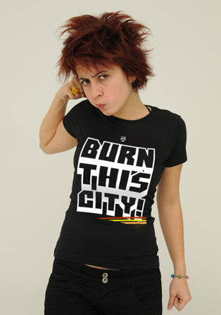 burn this city t-shirt - basmatik.com