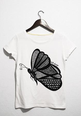 butterfly t-shirt - basmatik.com