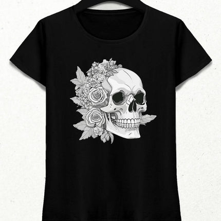 skull and rose 