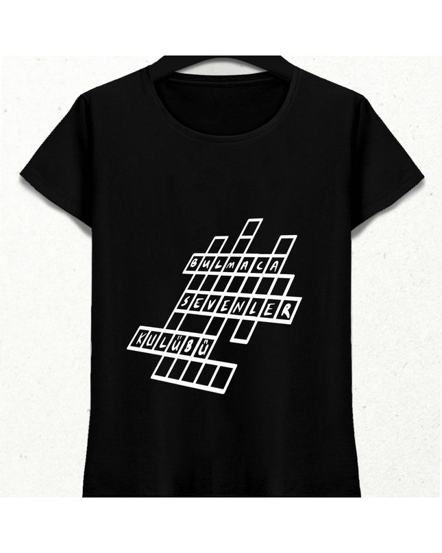 Bulmaca Sevenler Kulübü Slogan Tişört