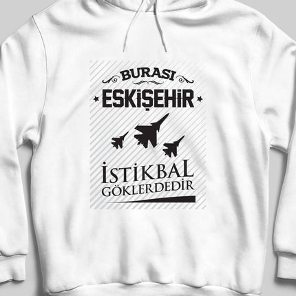 Kapüşonlu Sweatshirt - Burası Eskişehir - 7 - basmatik.com
