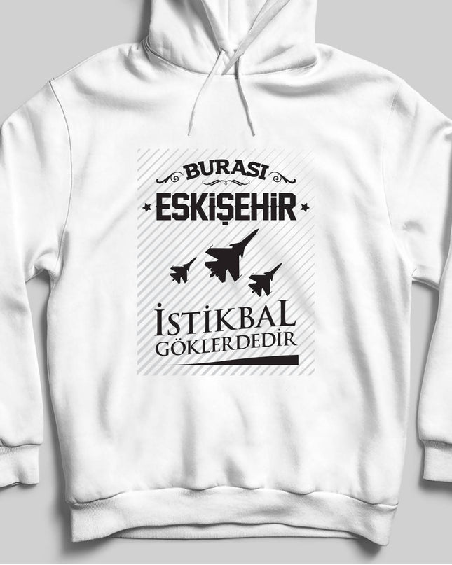 Kapüşonlu Sweatshirt - Burası Eskişehir - 7 - basmatik.com
