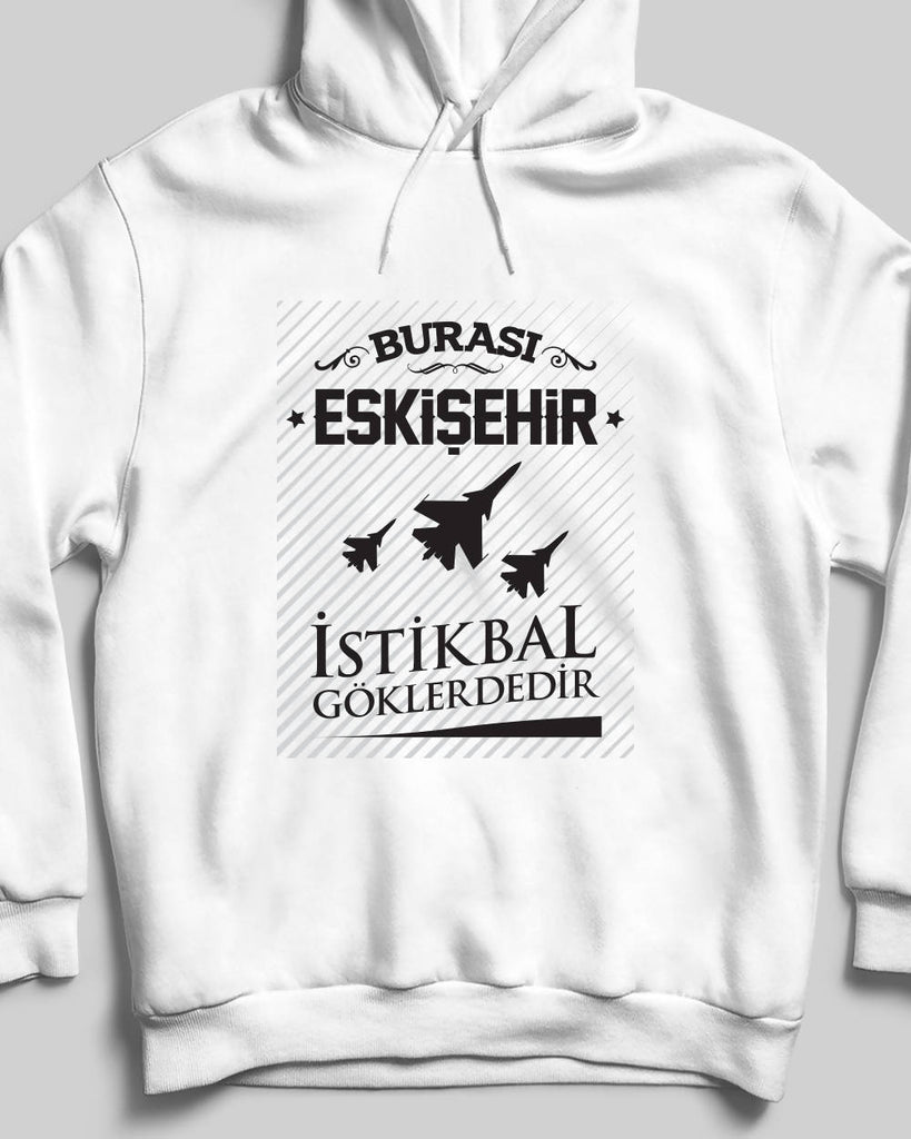 Kapüşonlu Sweatshirt - Burası Eskişehir - 7 - basmatik.com