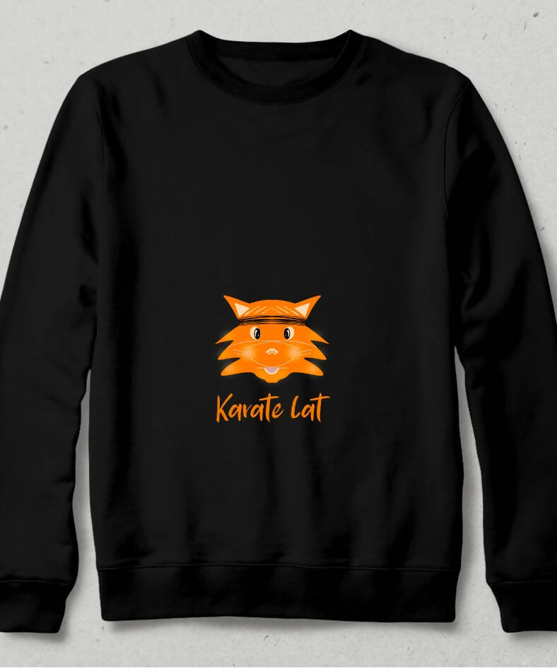 Karate Cat Kedi Sweatshirt