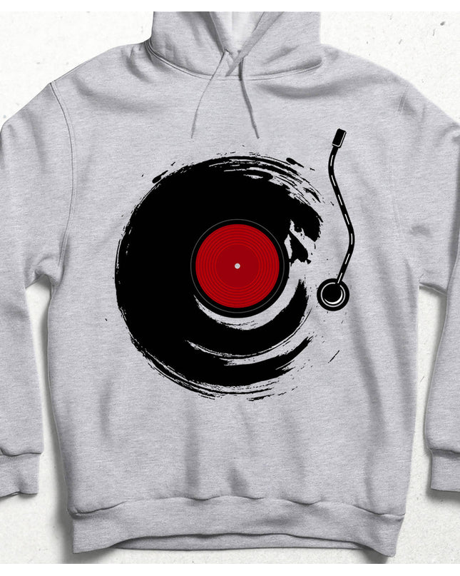 Record Play Kapüşonlu Sweatshirt - basmatik.com