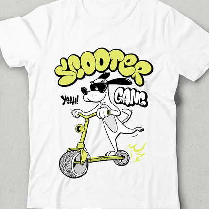 Scooter Dog Çocuk Tişört