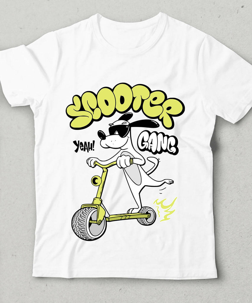 Scooter Dog Kids T-Shirt