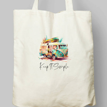 Camping Caravan Themed Cloth Bag 2