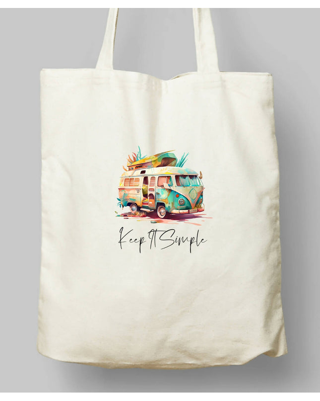 Camping Caravan Themed Cloth Bag 2