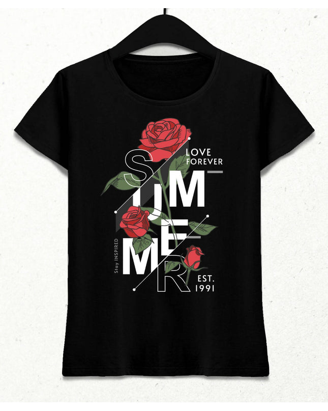 Summer Memories Kadın Streetwear Tasarım T-shirt