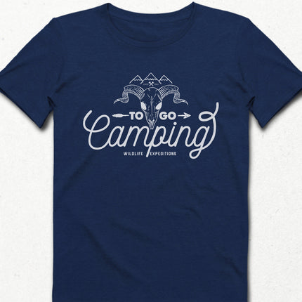 Camping indigo Erkek tişört - basmatik.com