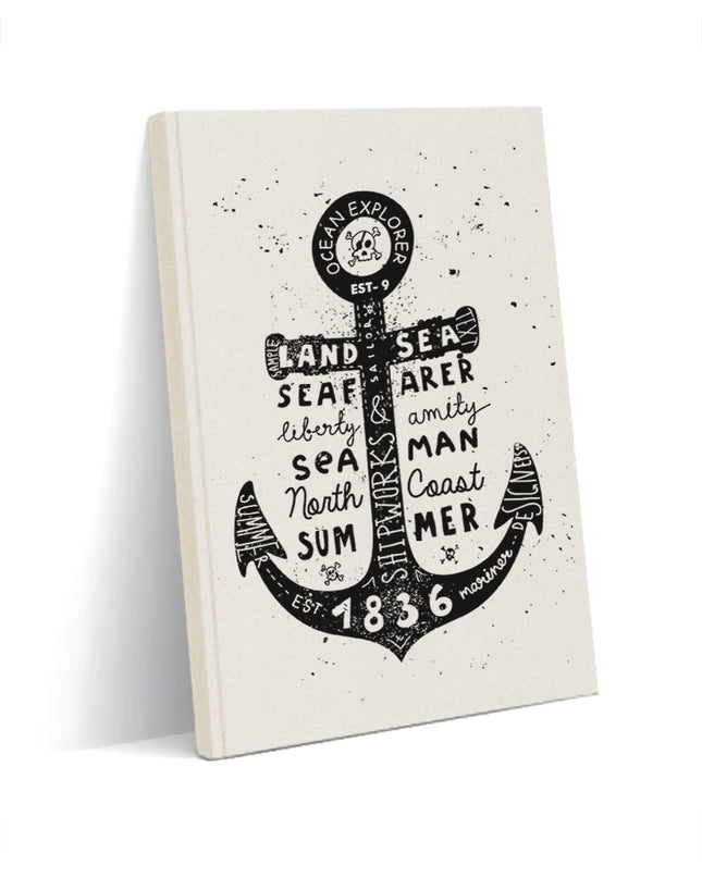 çapa kanvas defter - basmatik.com