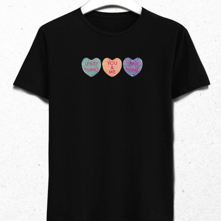 Valentine's II, Kalpli Slogan Erkek Tişört