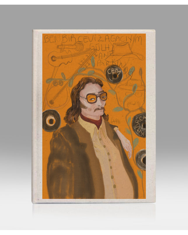 Cem Karaca kanvas defter - basmatik.com