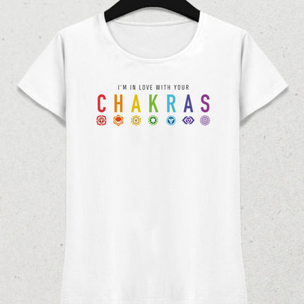 chakras yoga tişört - basmatik.com