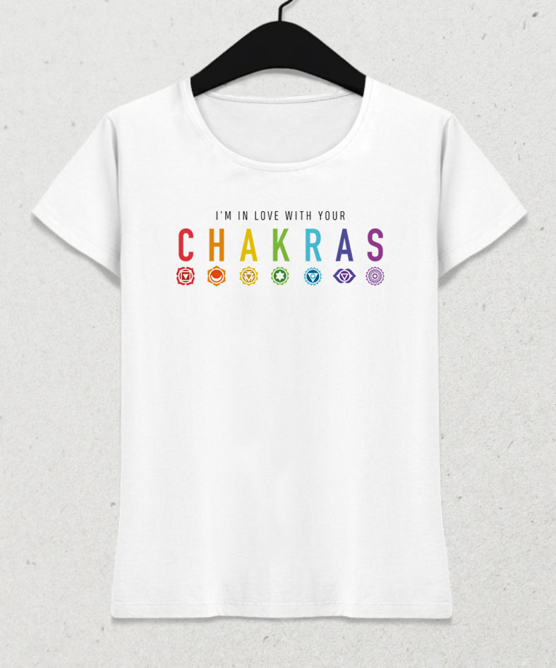 chakras yoga tişört - basmatik.com