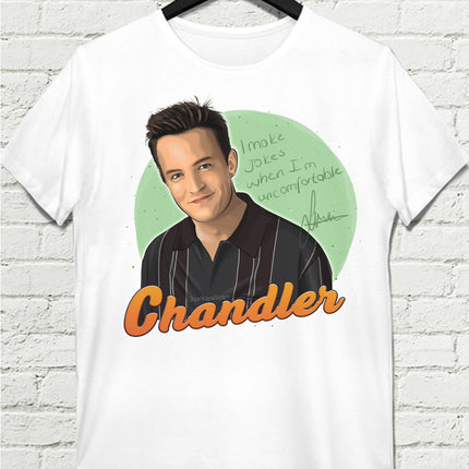 Chandler Bing Beyaz Tişört - basmatik.com