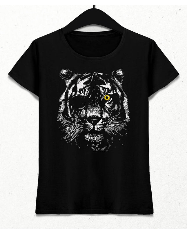 Eye of the Tiger Kadın Tişört - basmatik.com