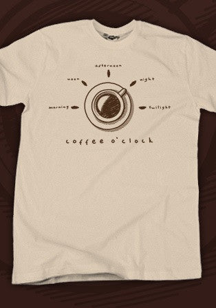 coffee o clock t-shirt - basmatik.com