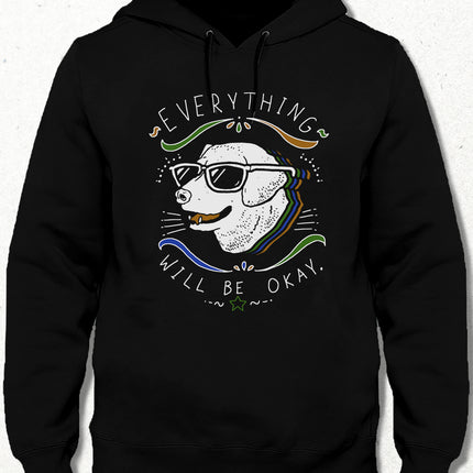 Cool dog siyah kapşonlu - basmatik.com