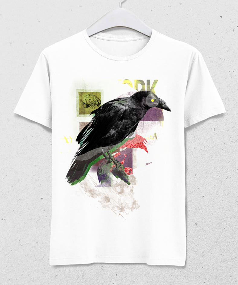 Crow erkek tişört - basmatik.com