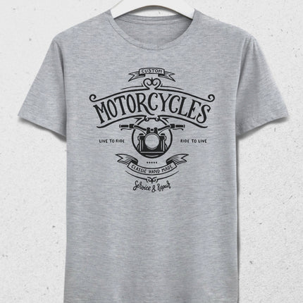 motorcycle custom tişört - basmatik.com