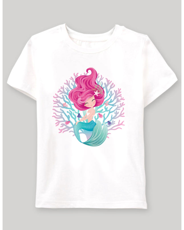 Cute Mermaid1 Çocuk tshirt - basmatik.com