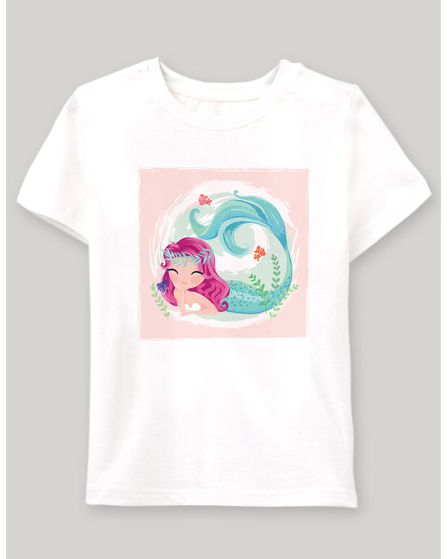 Cute Mermaid2 Çocuk tshirt - basmatik.com