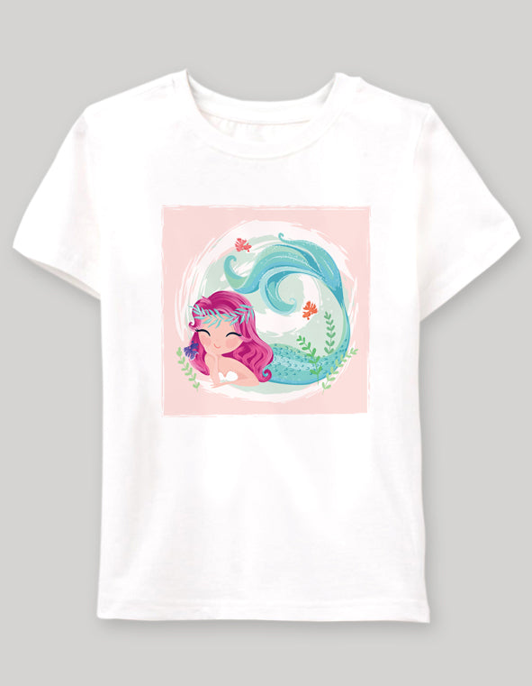 Cute Mermaid2 Çocuk tshirt - basmatik.com