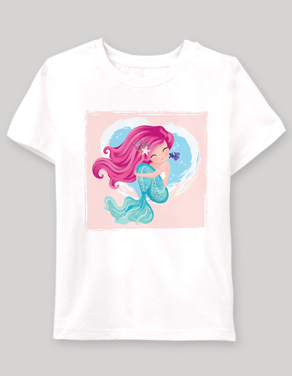 Cute Mermaid3 Çocuk tshirt - basmatik.com