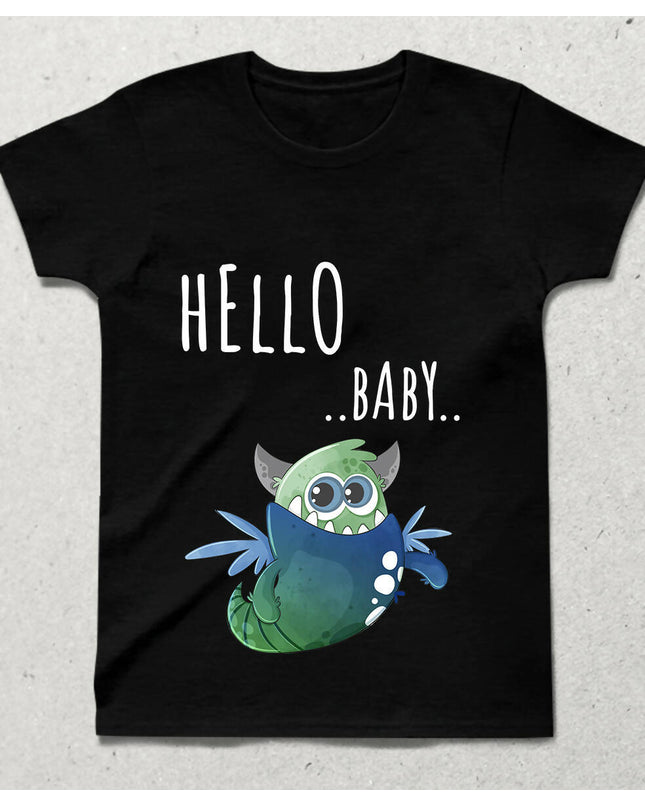 Monster Bisiklet yaka Kısa Kollu Tişört