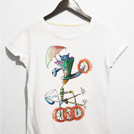 cyclecat bayan t-shirt - basmatik.com