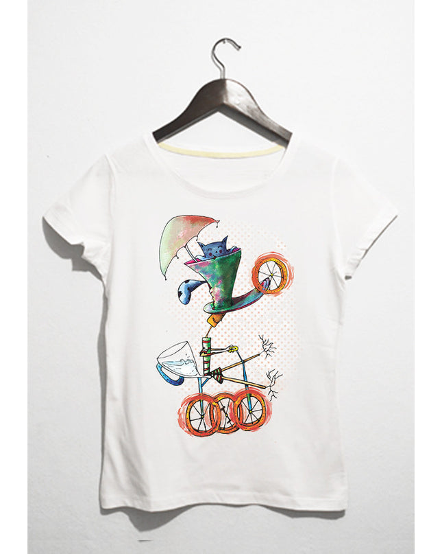 cyclecat bayan t-shirt - basmatik.com