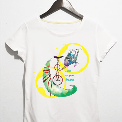 cyclemoon bayan - t-shirt - basmatik.com
