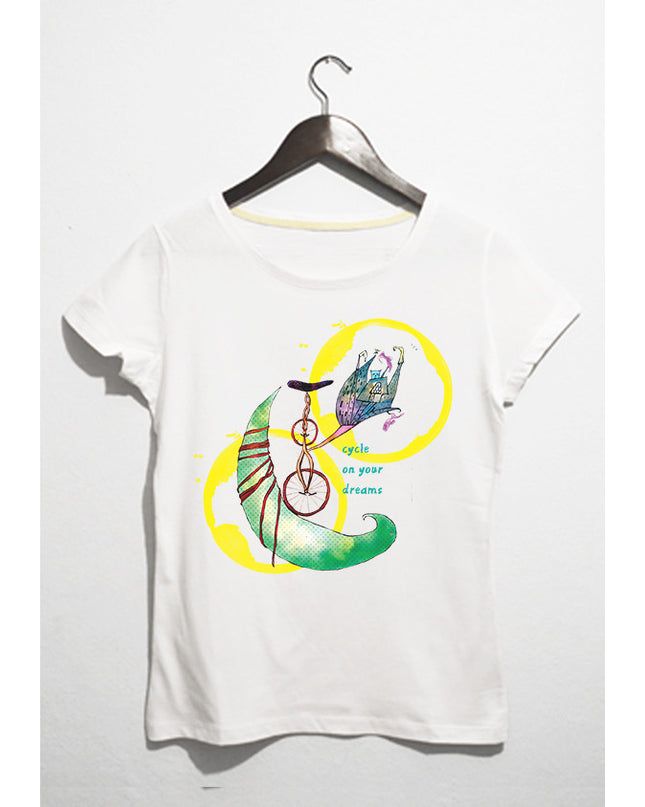 cyclemoon bayan - t-shirt - basmatik.com