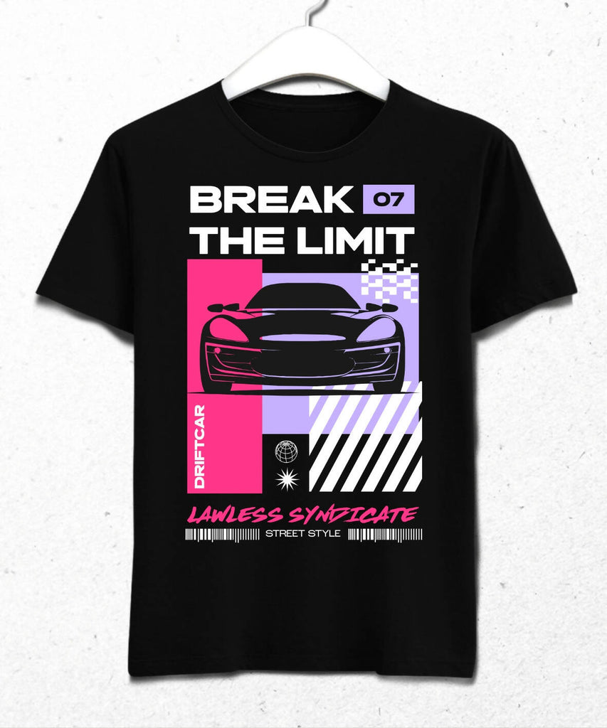 Break the Limits Streetwear Retro Futuristic Design