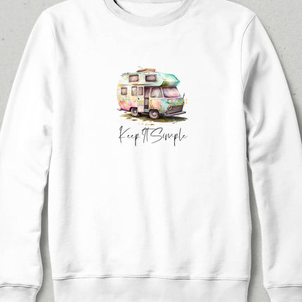 Camping Caravan Themed Sweatshirt 2