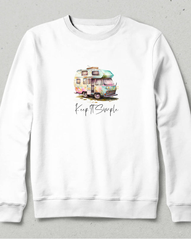 Camping Caravan Themed Sweatshirt 2