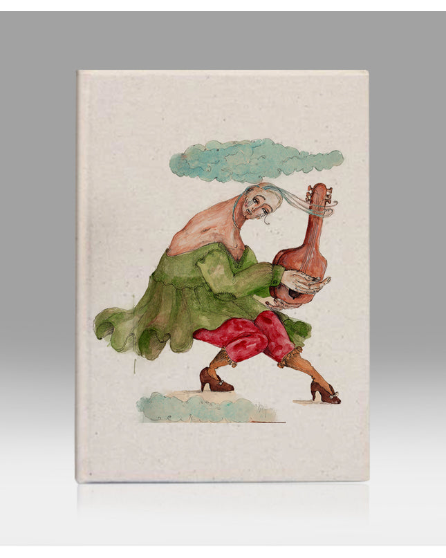 Dancer kanvas defter - basmatik.com