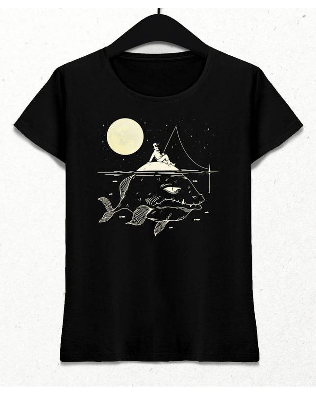 Fishing Kadın Tişört - basmatik.com