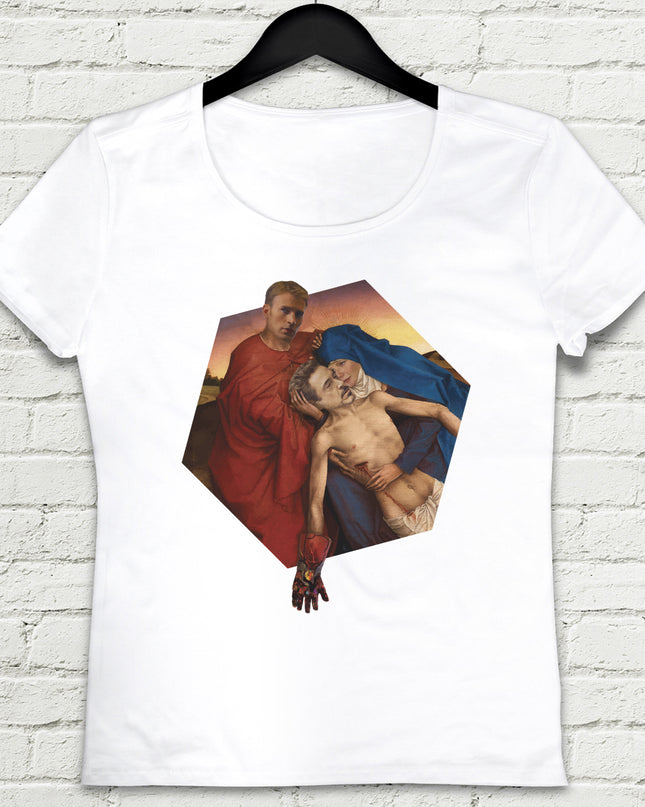 Death of Iron Man Beyaz Tshirt - basmatik.com